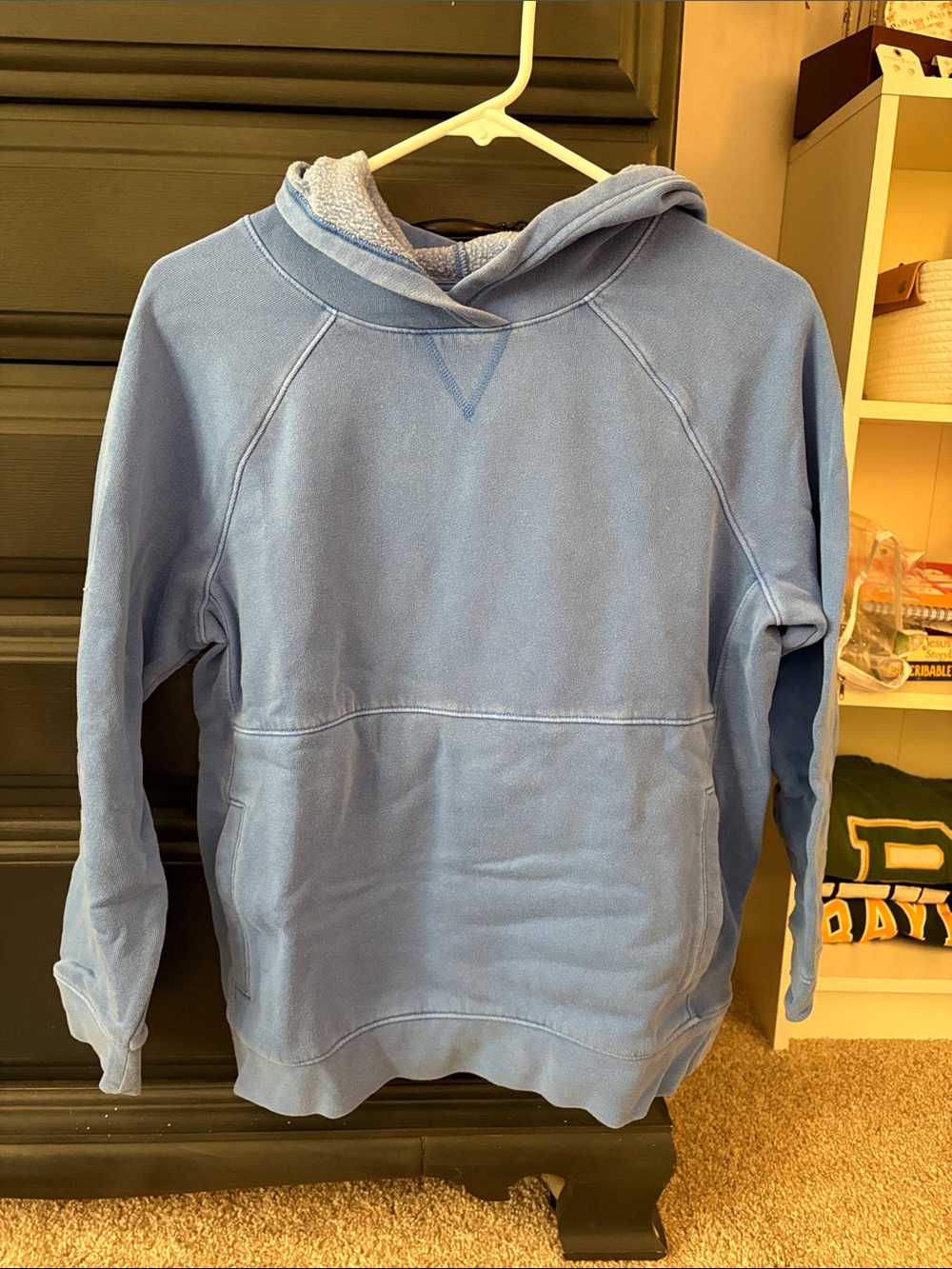 wonder nation Light Blue Kids Pullover Hoodie Sweatshirt